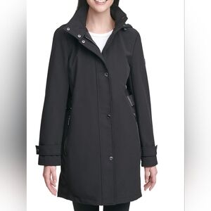DKNY Black Trench Coat